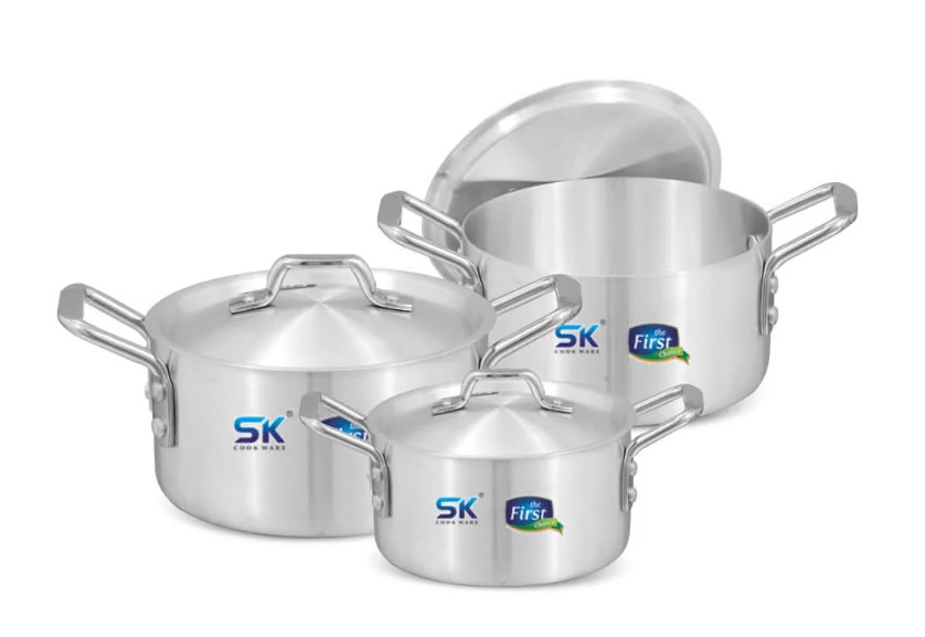 RIM EDGE  Metal Finish Cookware Set, 8 x 10 ( 36